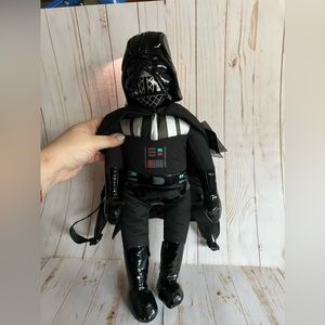 17” Darth Vader plush backpack